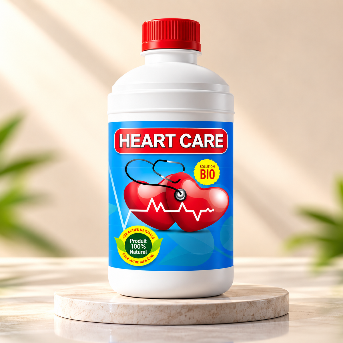 Flacon Heart Care Solution Bio 100% Naturelle